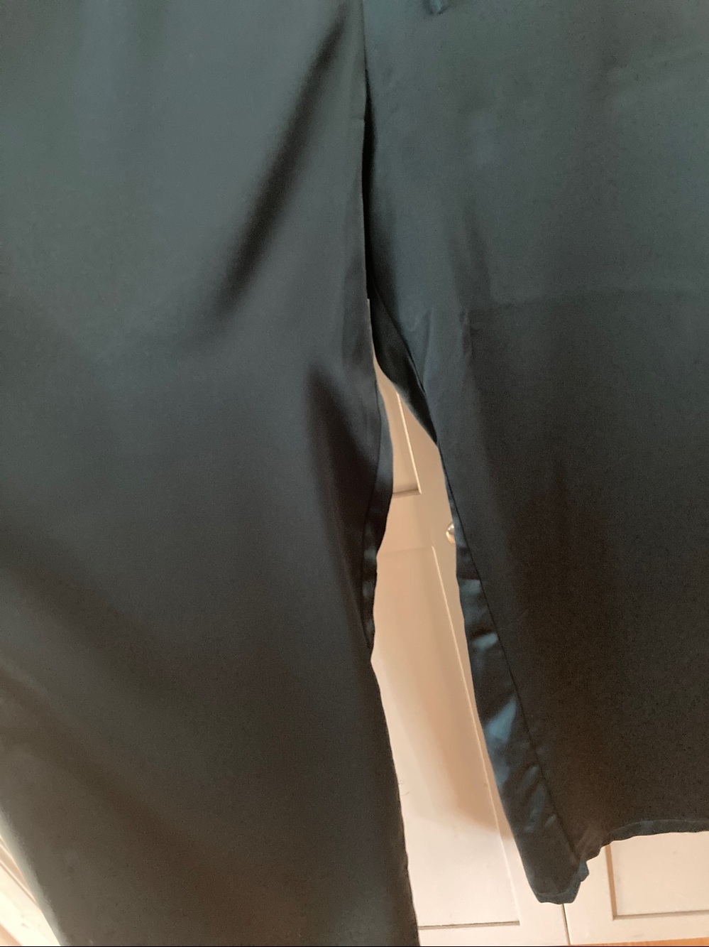 Teal Wide-Leg Satin Max Studio NWT and Pockets - Picture 2 of 9